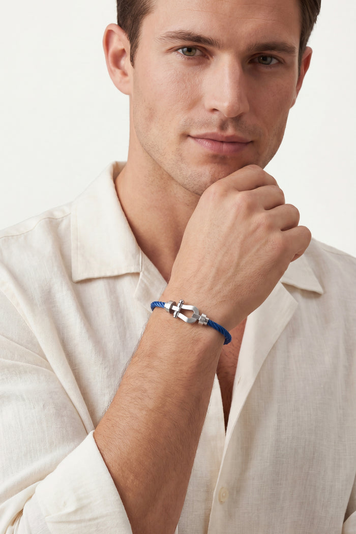 Ortigia Platinum Bracelet Royal Blue