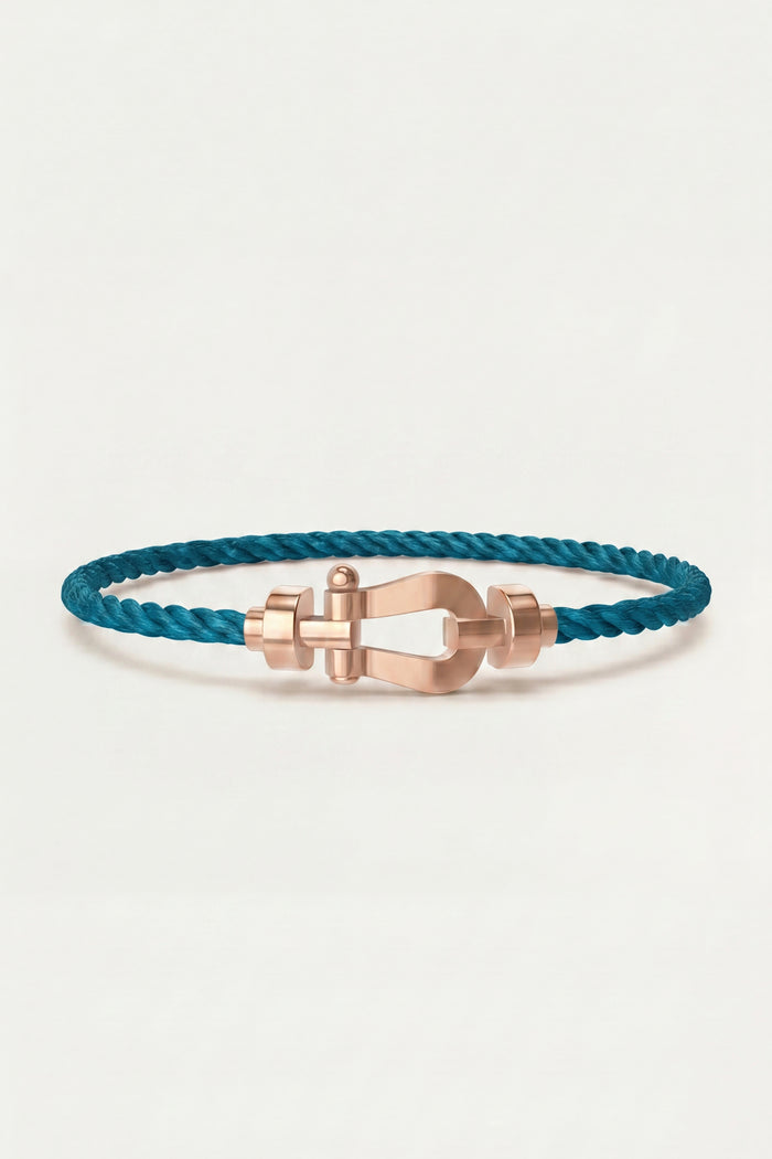 Ortigia Rose Gold Bracelet Blue