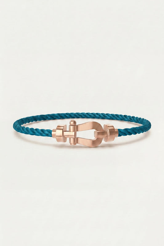 Ortigia Rose Gold Bracelet Blue