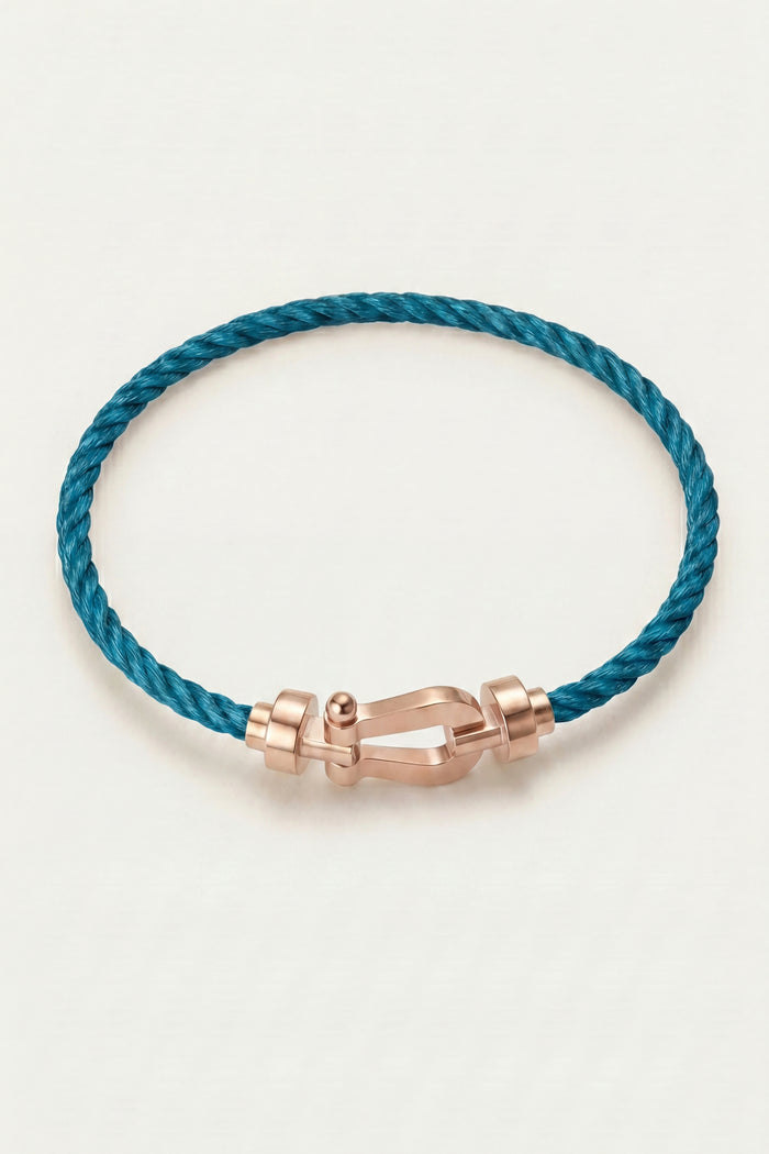 Ortigia Rose Gold Bracelet Blue