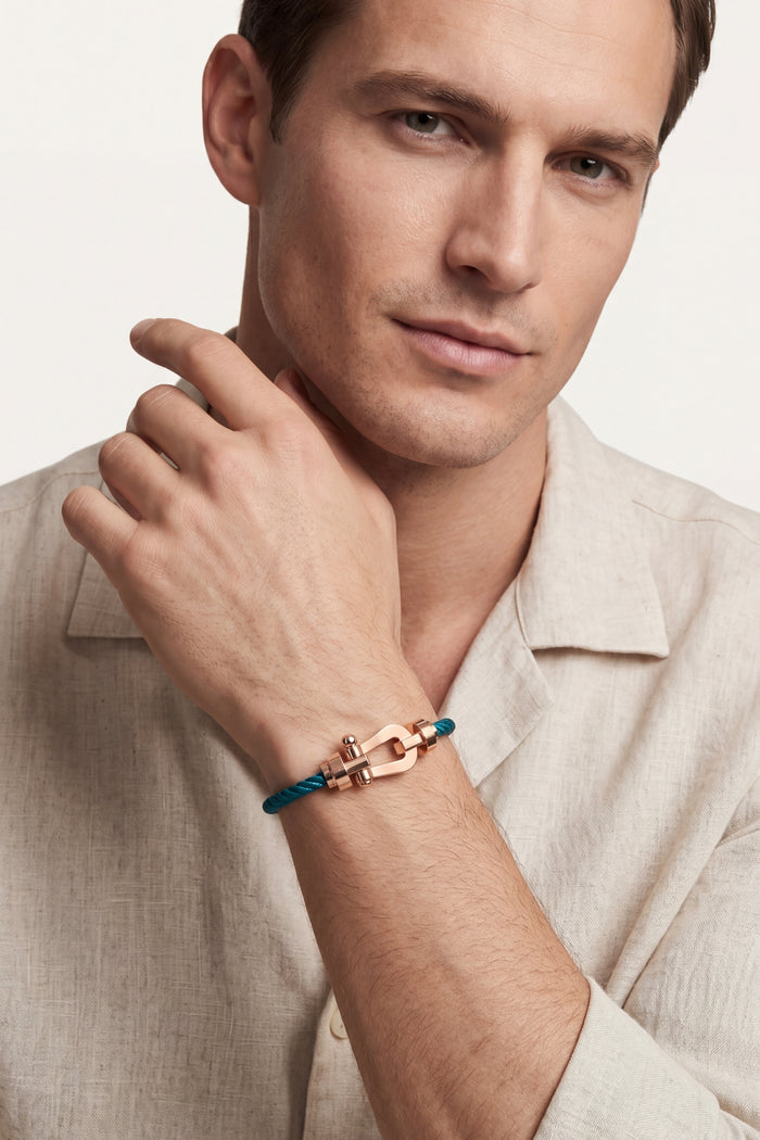 Ortigia Rose Gold Bracelet Blue