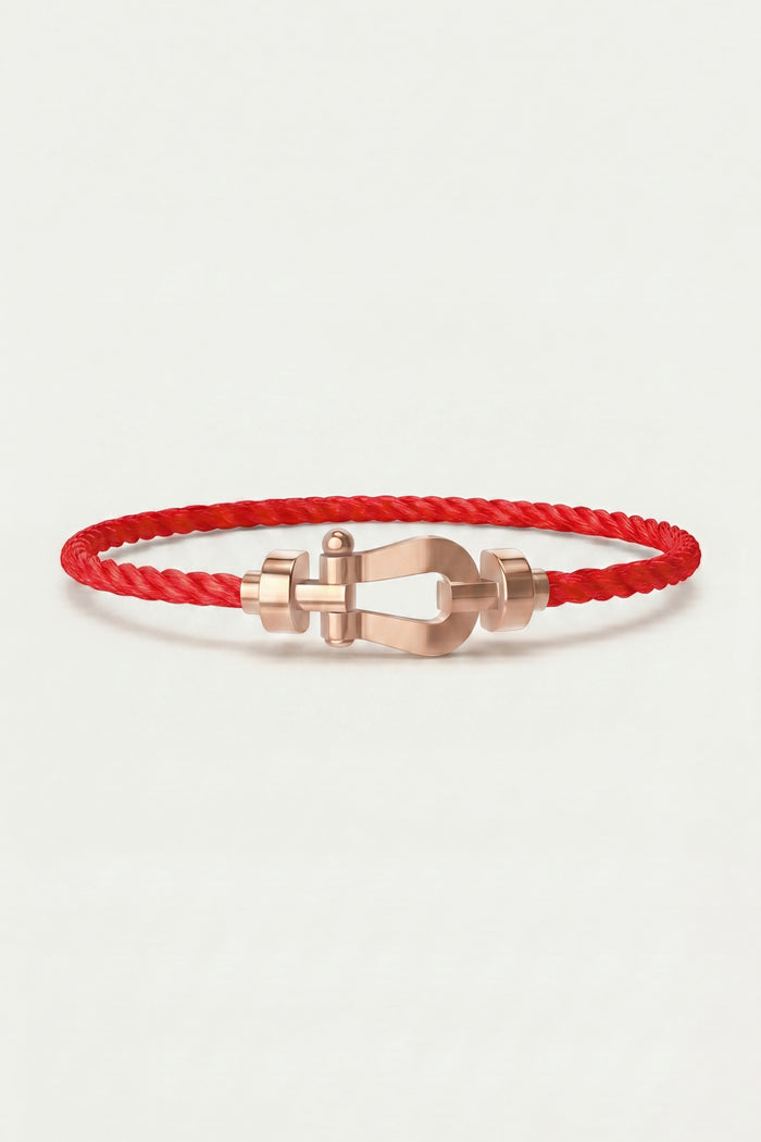 Ortigia Rose Gold Bracelet Red
