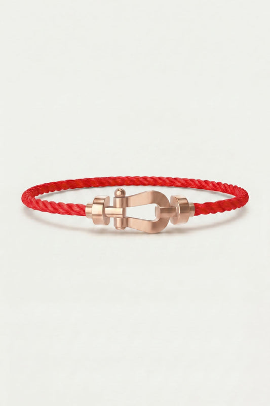 Ortigia Rose Gold Bracelet Red