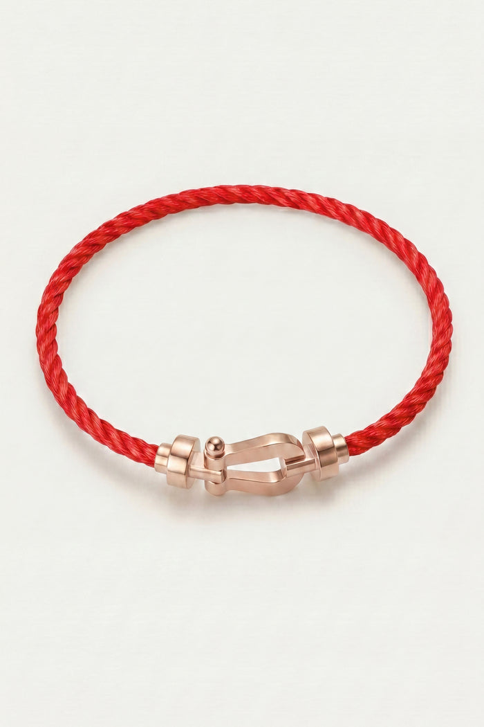 Ortigia Rose Gold Bracelet Red