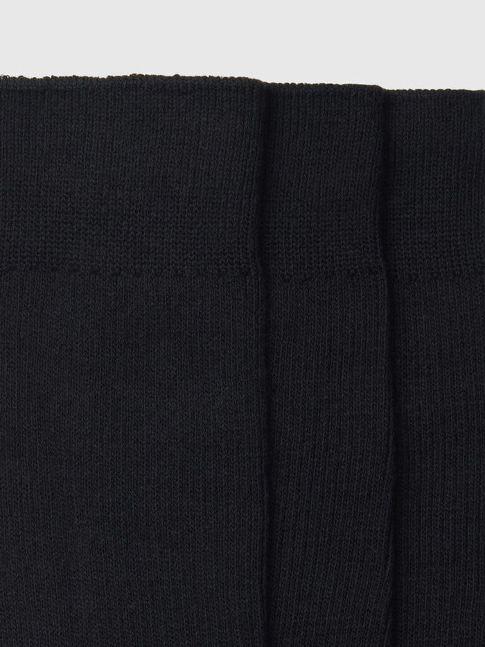 Pack Of 3 Ribbed Organic Cotton Socks