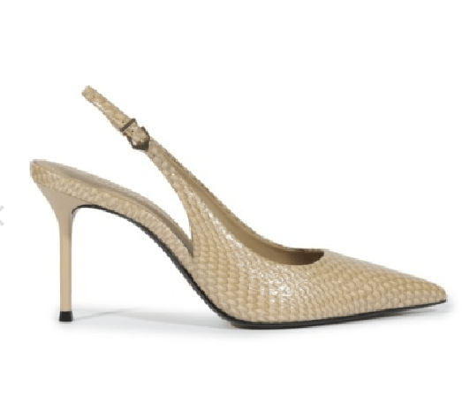 Pale Khaki Paola Heel - Amor Lafayette