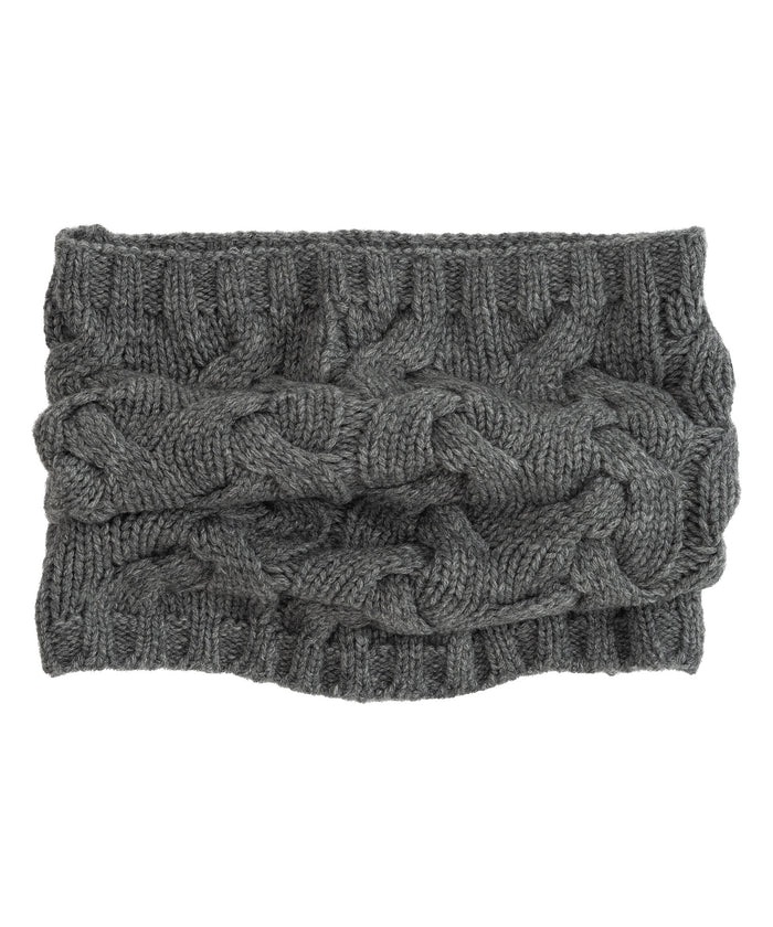 Park Cable Snood in color dark grey