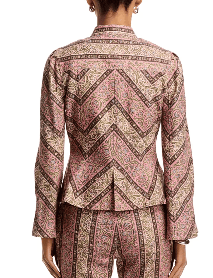 Pepper Paisley Denim Avril Jacket - Amor Lafayette