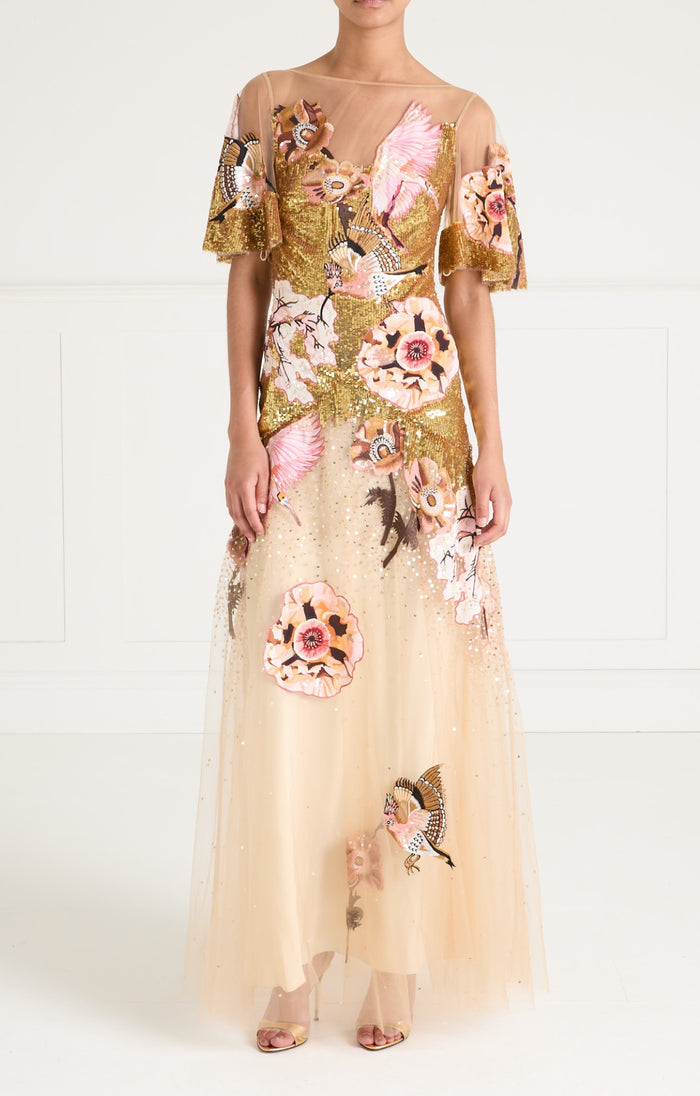 Petal Gown - Gold