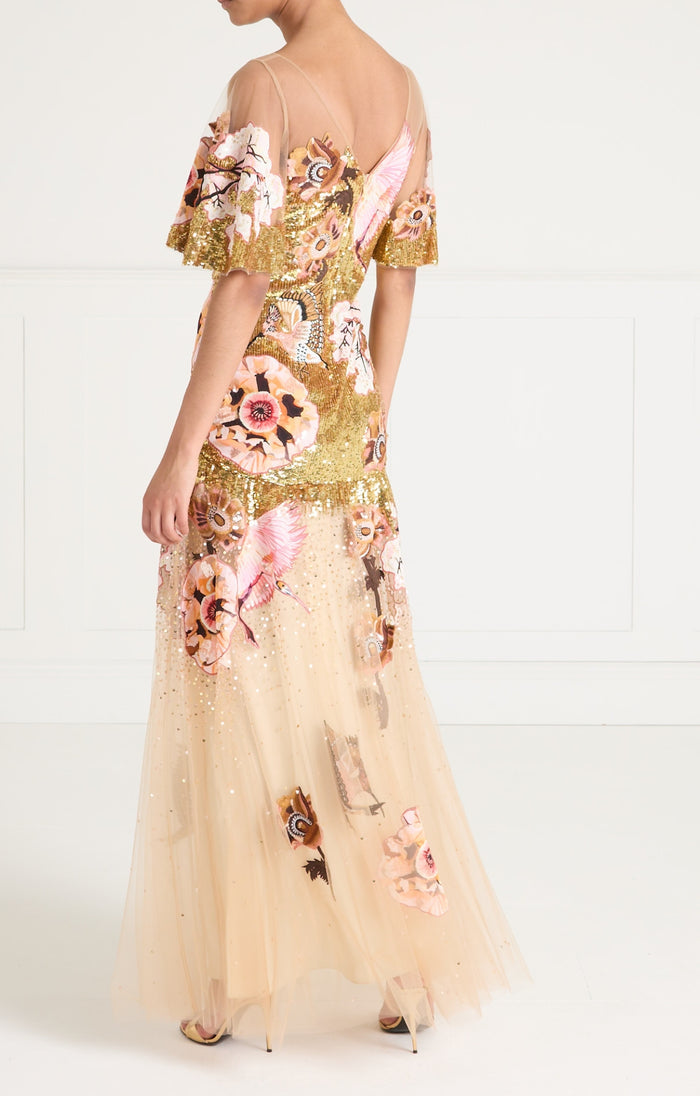 Petal Gown - Gold