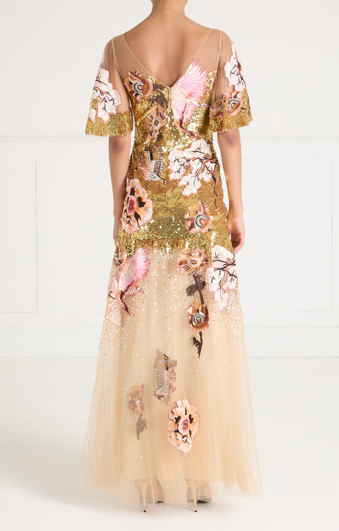 Petal Gown - Gold