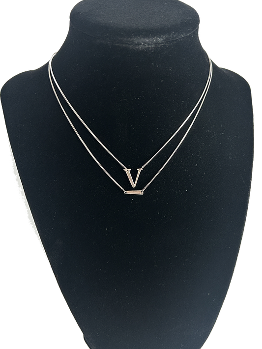 Petite Tiered Valor Necklace - Sterling Silver