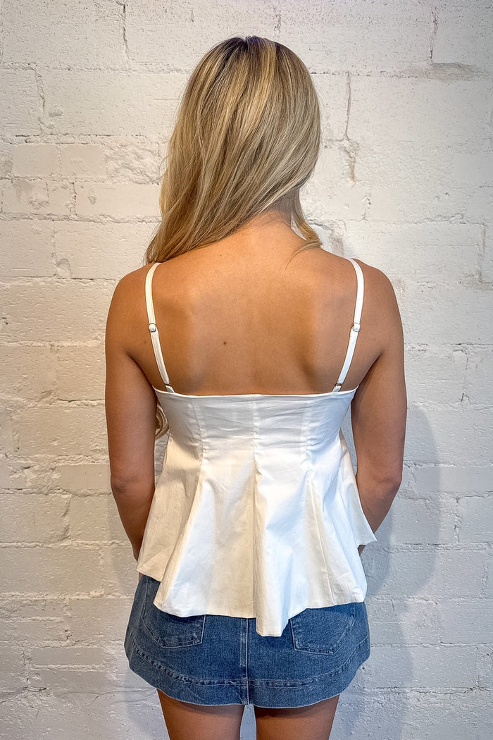 Peyton Front Tie Top, Spring and Summer Tops, Vacation Tops, Tank Tops, Adeline Boutique, Dallas Boutique, Vacation Styles