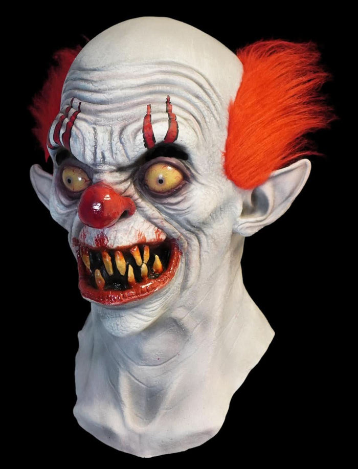 Phantom the Clown HD Studios Pro Halloween Mask front view with scary circus clown face