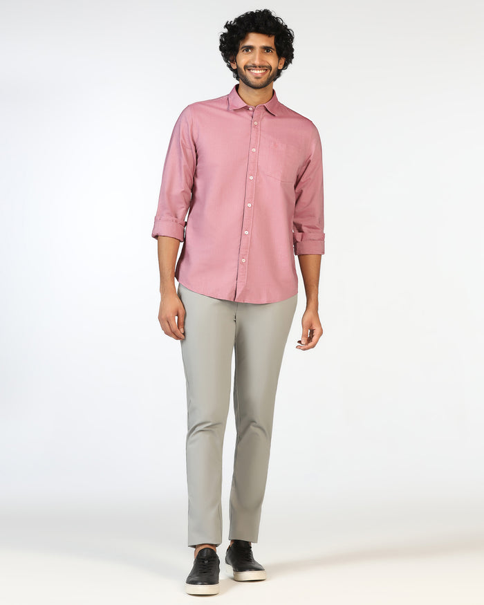 Pink Solid Shirt - Solly