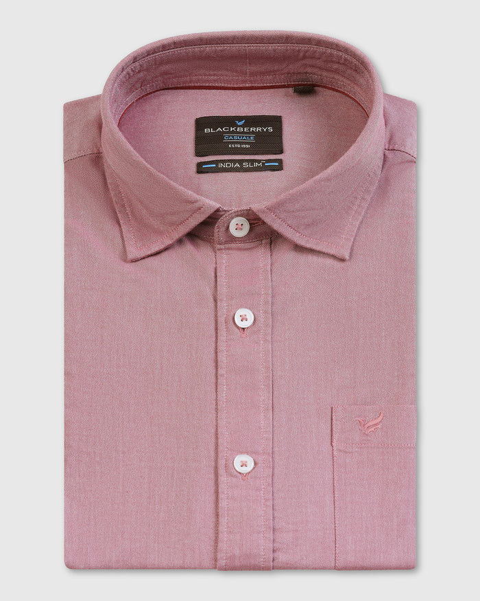 Pink Solid Shirt - Solly