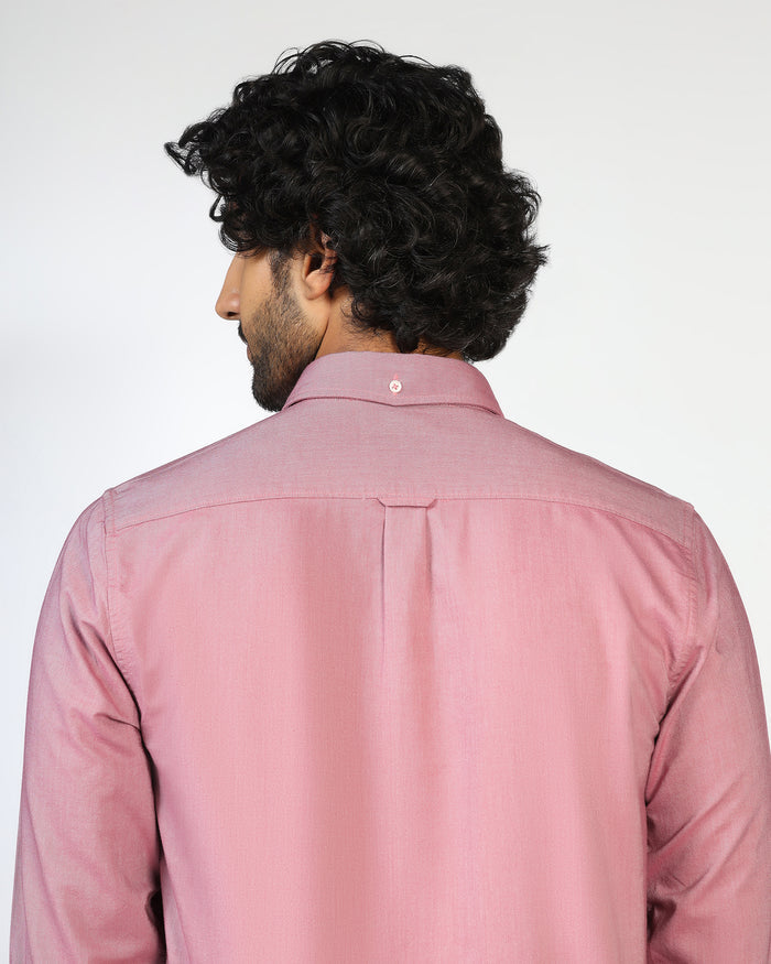 Pink Solid Shirt - Solly