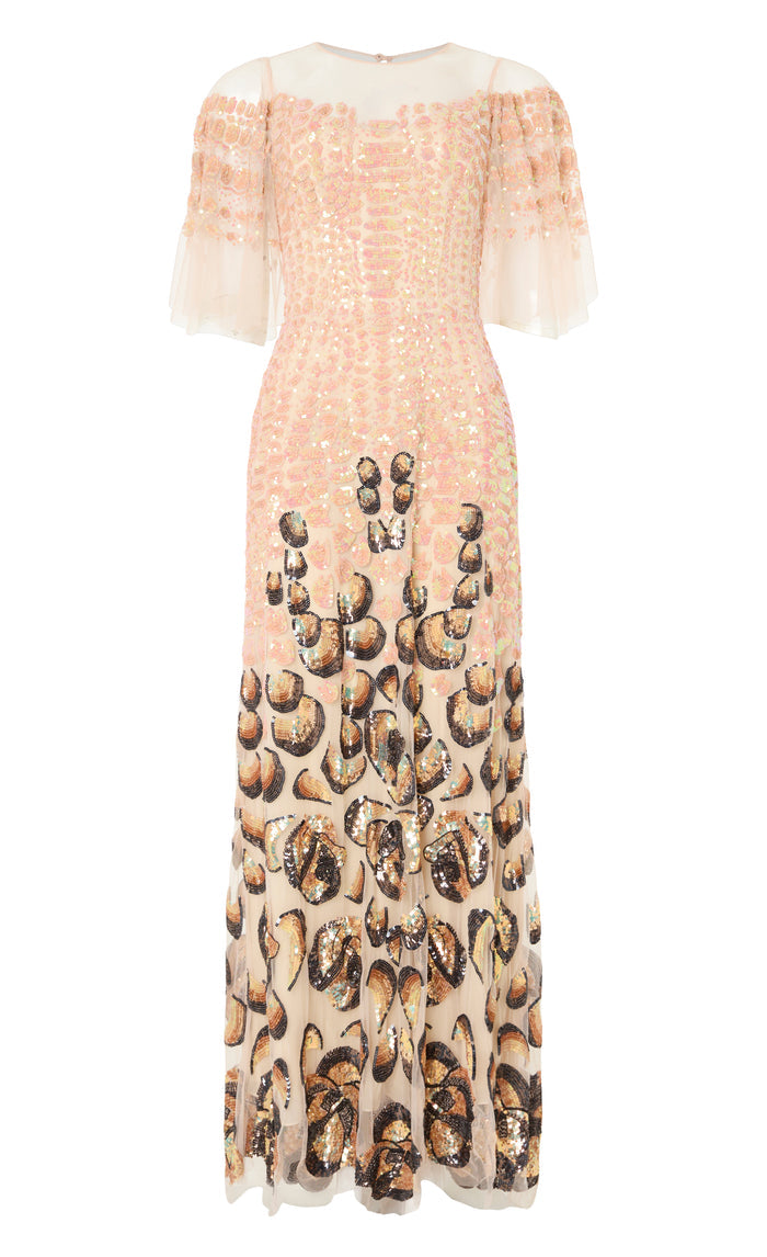 Piper Dress - Iridescent Gold