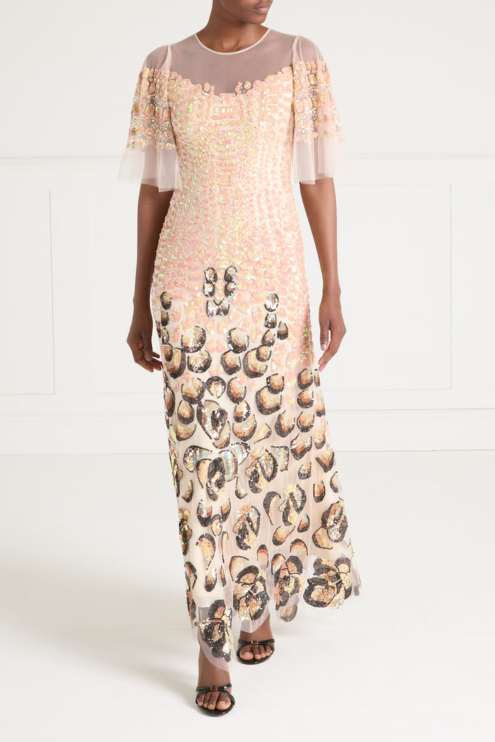 Piper Dress - Iridescent Gold