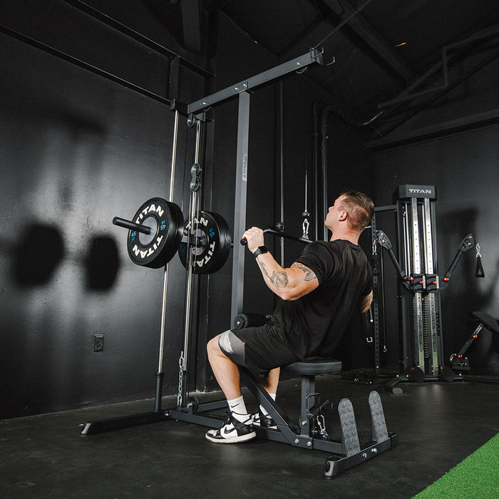 Plate-Loaded Lat Pull Down & Cable Row Machine
