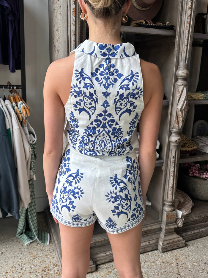 Porcelain SOLENNE TANK - Amor Lafayette