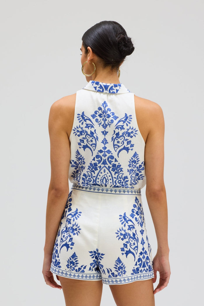 Porcelain SOLENNE TANK - Amor Lafayette