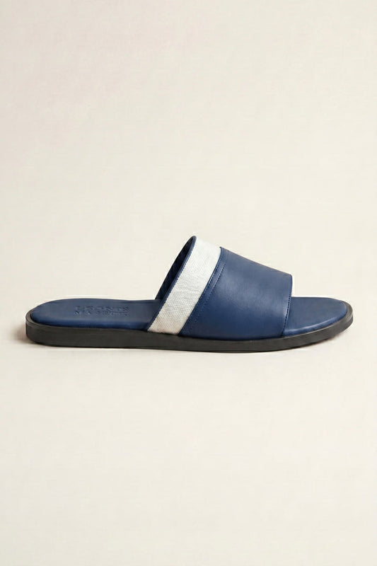 Portofino Leather Sandal Blue
