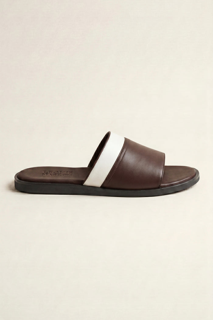 Portofino Leather Sandal Brown