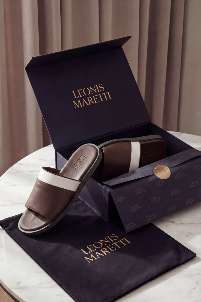 Portofino Leather Sandal Brown