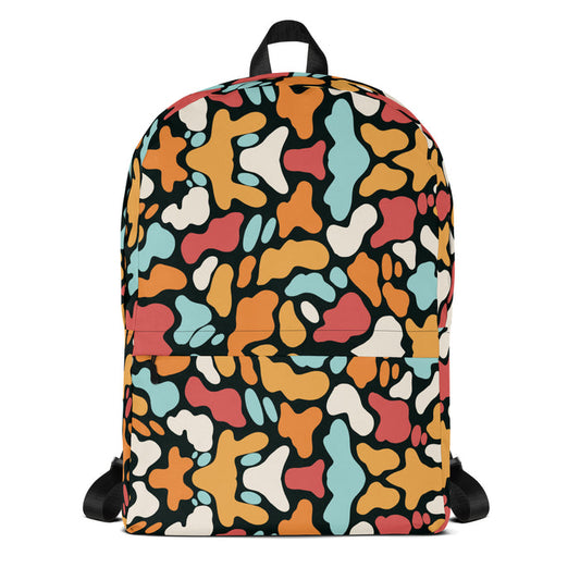 PRM Camo Backpack, Project Roadmap camo pattern by Roc Sol