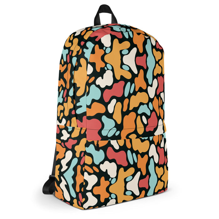 PRM Camo Backpack, Project Roadmap camo pattern by Roc Sol