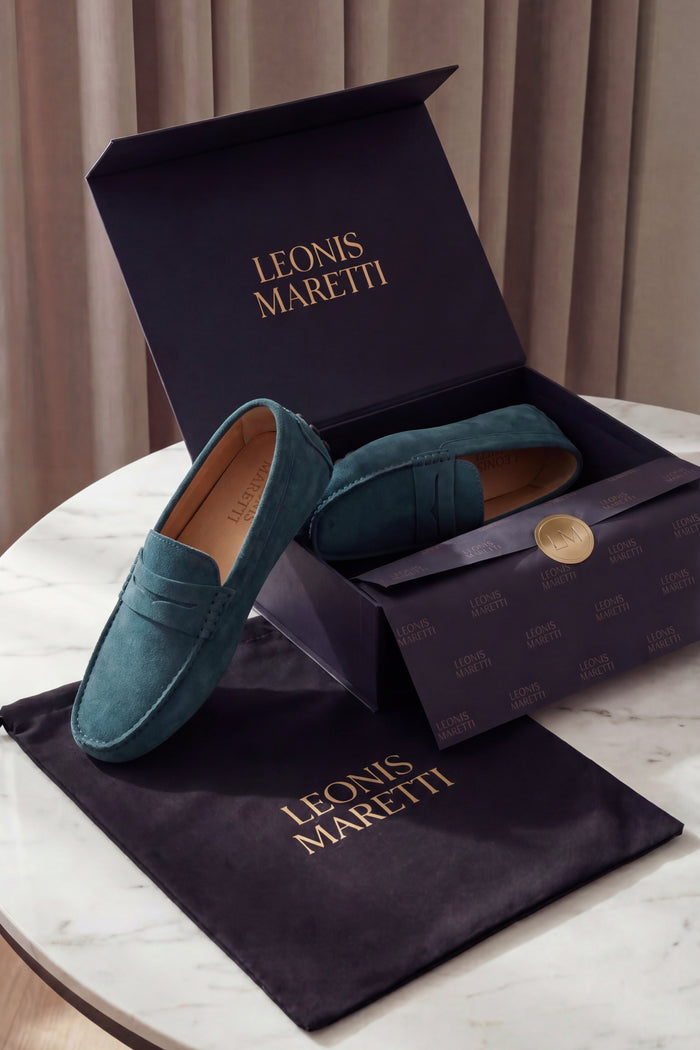 Ravino Driver Loafer Dark Teal