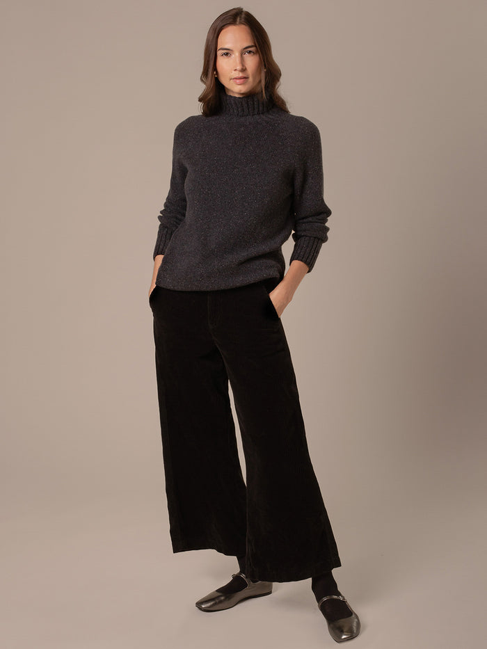 Recycled Merino Cashmere Roll Neck