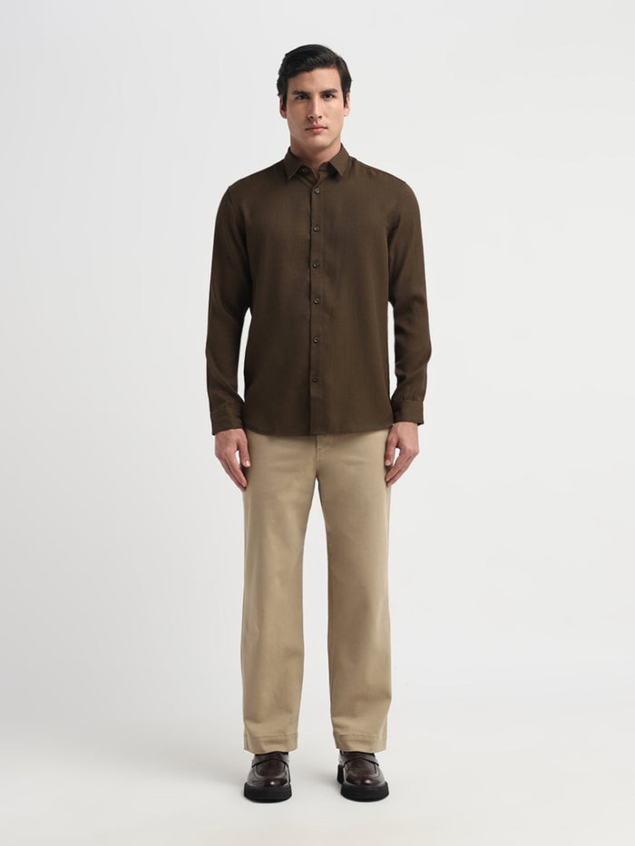 Regular Fit Full Sleeves Shirt
