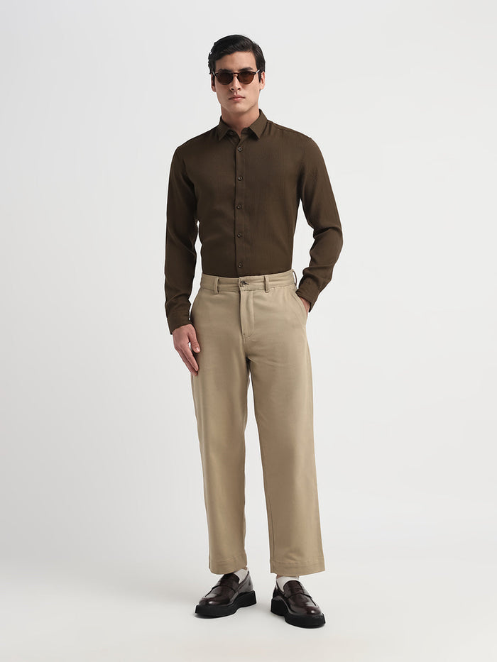 Regular Fit Full Sleeves Shirt