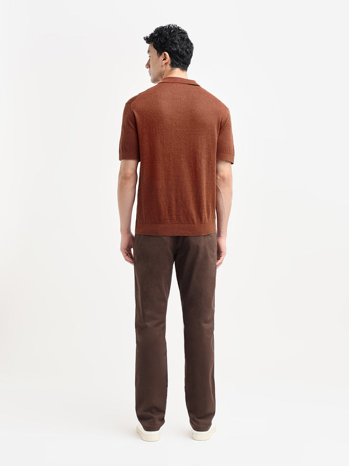 Regular Fit Linen Polo