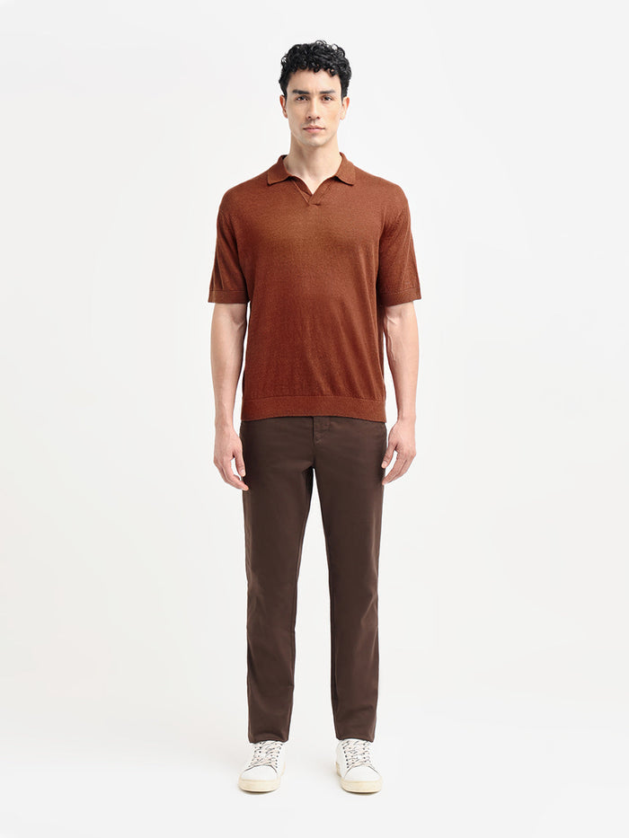 Regular Fit Linen Polo