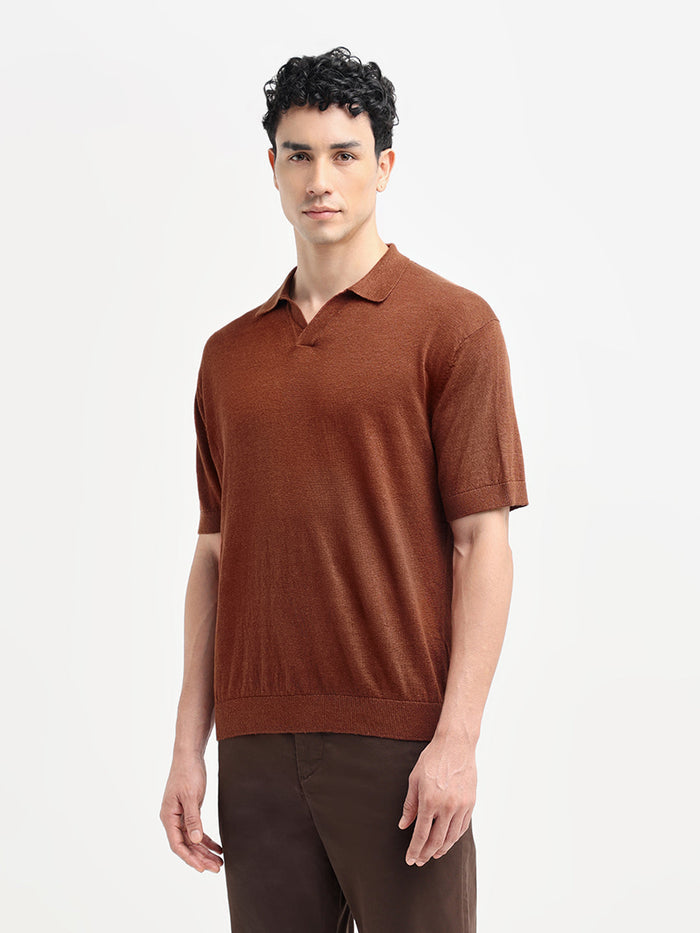 Regular Fit Linen Polo