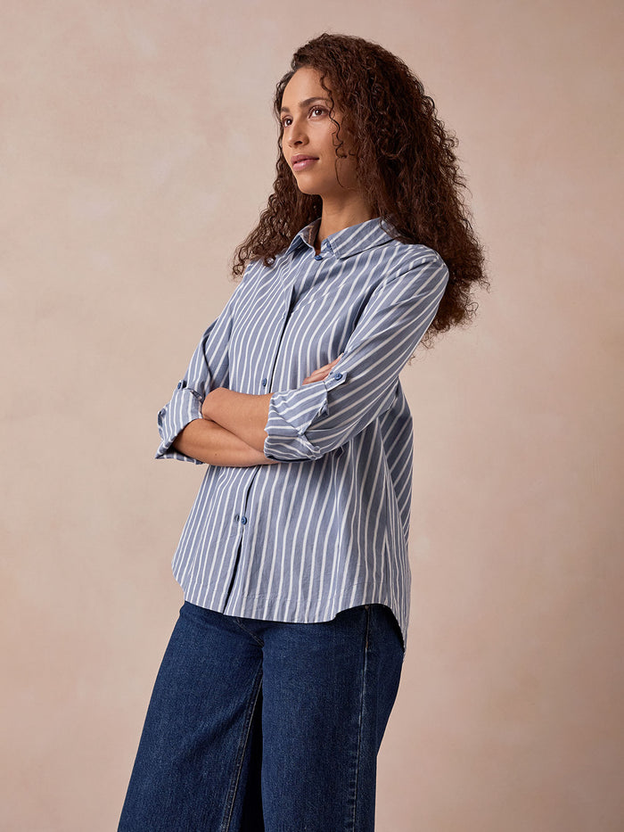Relaxed Fit Cotton Shirt