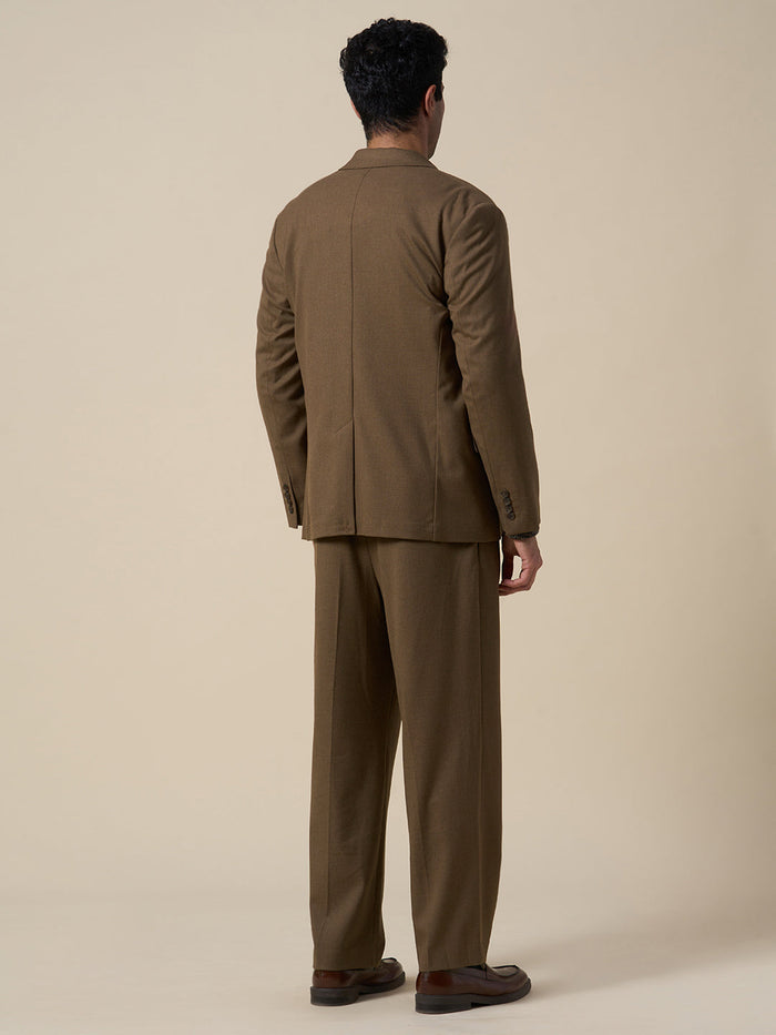 Relaxed Fit Double Breasted Blazer