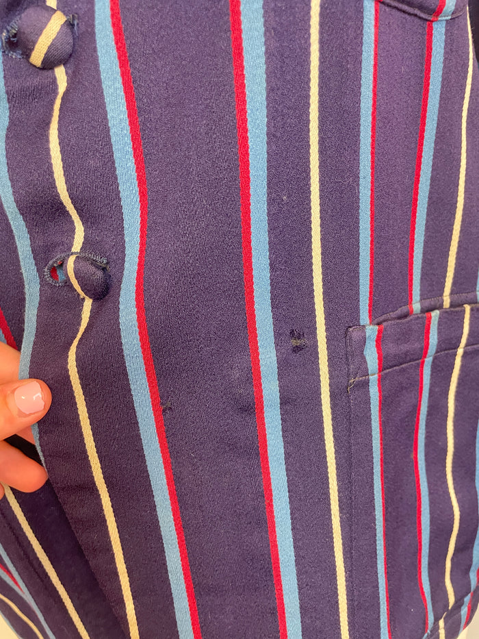 Relaxed Navy Striped Blazer image 1