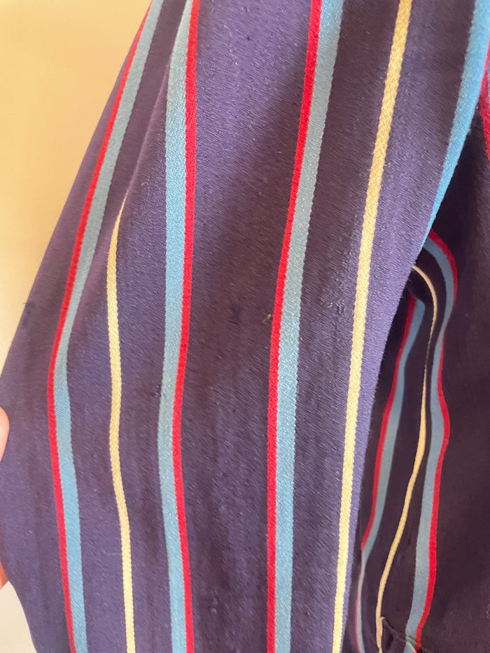 Relaxed Navy Striped Blazer image 2