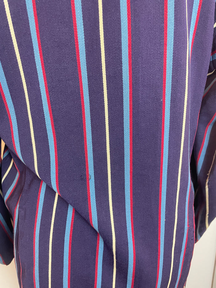 Relaxed Navy Striped Blazer image 4