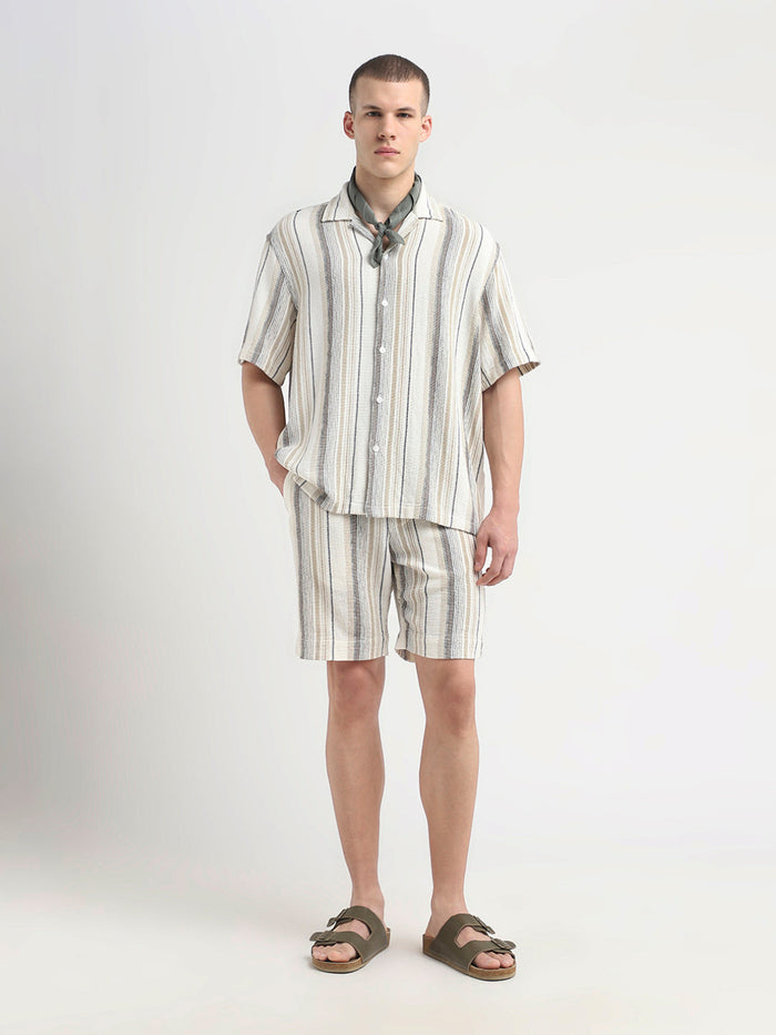 Resort Collar Relaxed Fit Shirt