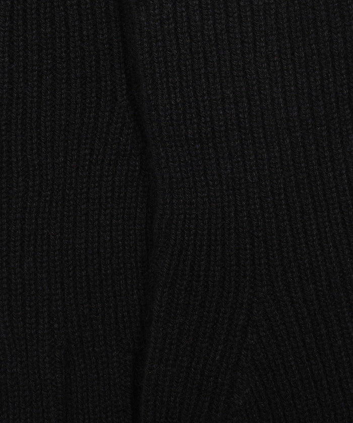 Ribbed Glove in color black