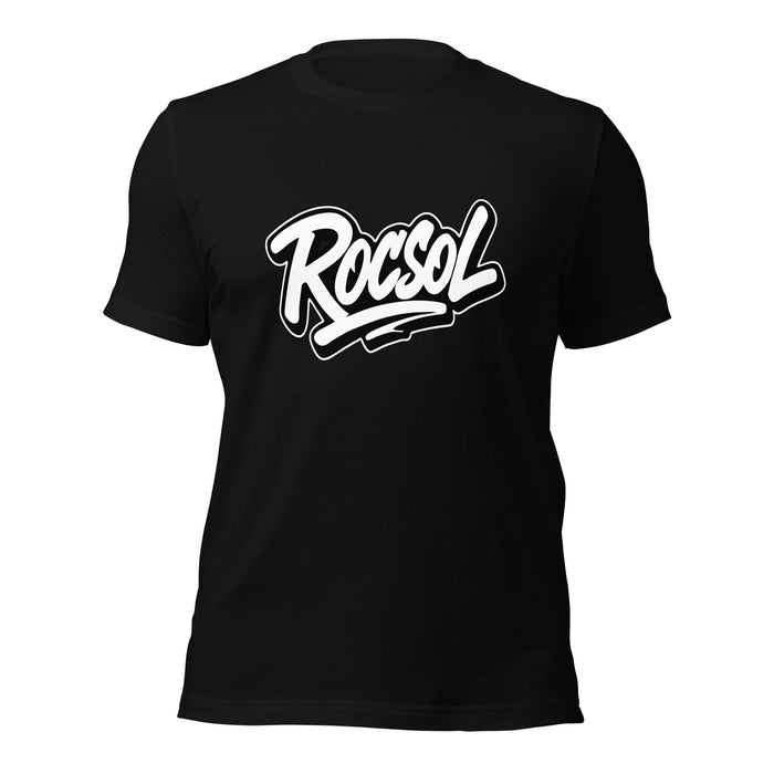 Roc Sol T-Shirt, logo tee by the Miami artist