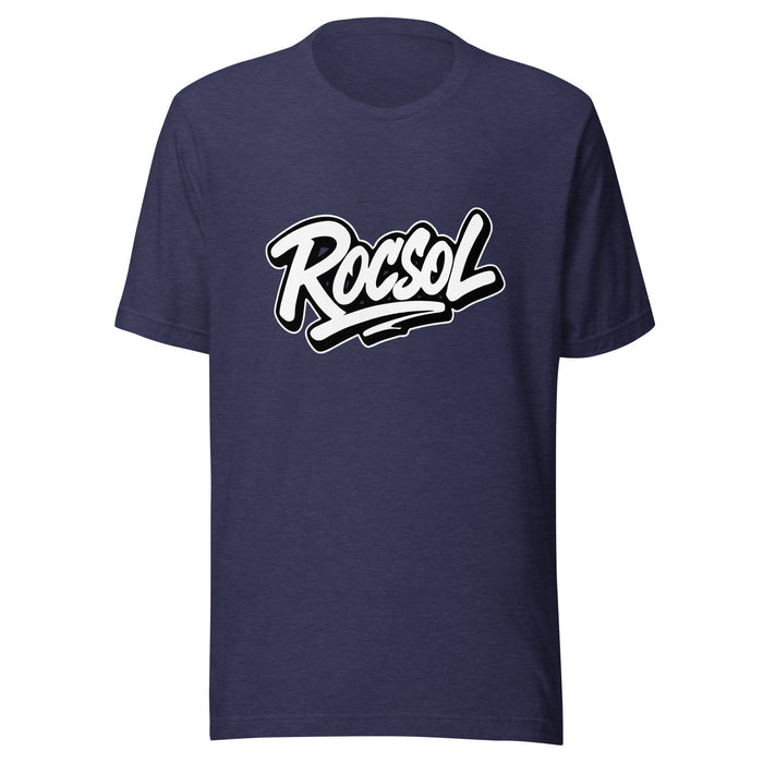 Roc Sol T-Shirt, logo tee by the Miami artist