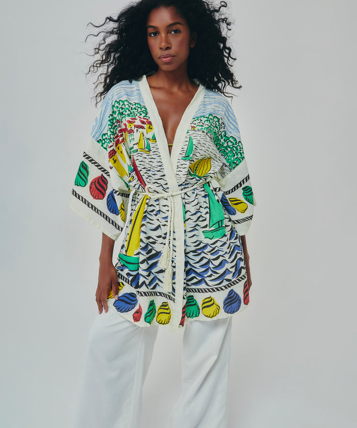 Sail Away Robe in color multi