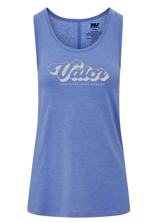 *SALE* MV Sport Womens Flocked Tank Top