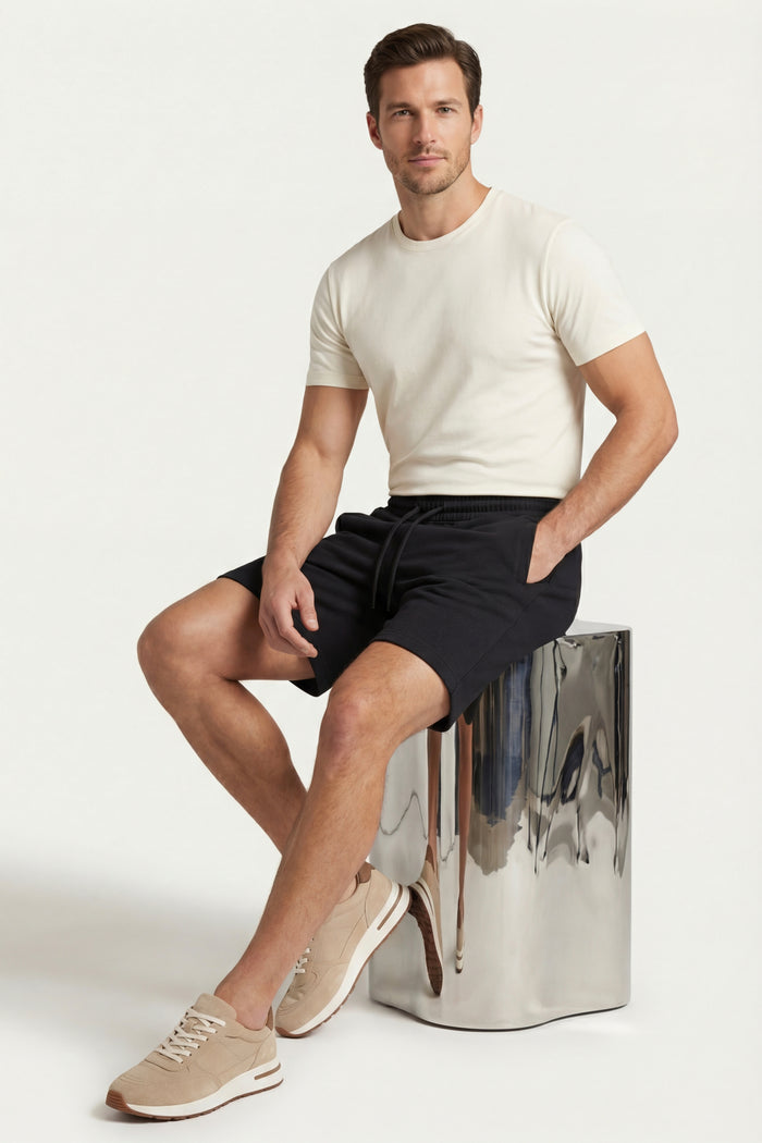 Salerno Drawstring Shorts Black
